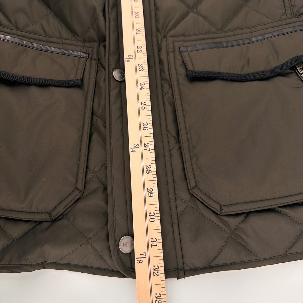 Madison Creek Outfitters Mens Large Quilted Jacket Olive Green Elbow Patches‎ - Picture 13 of 13